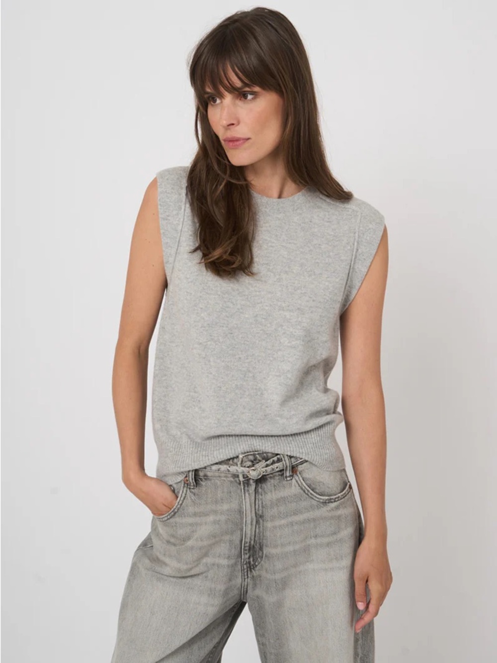 Kim & Cami Sleeveless Muscle Top